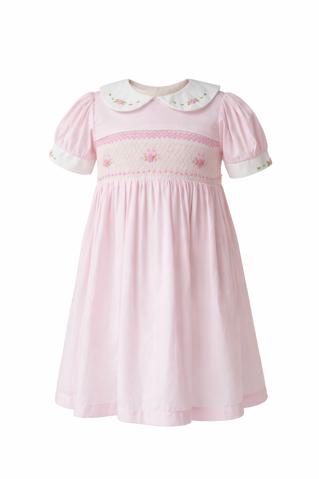 strapless open back dress Pink Off Shoulder Smocked Dress main image 0